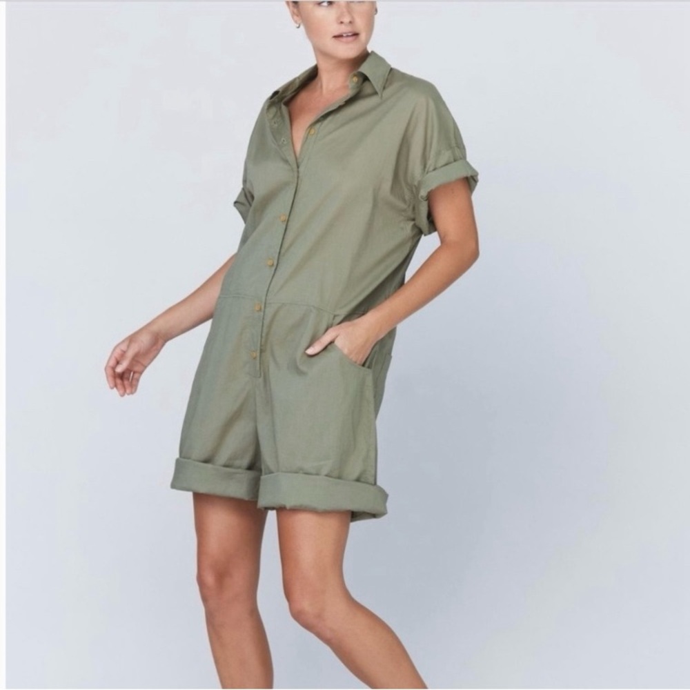 Acacia Oliver Organic Cotton Jumpsuit in SLATE